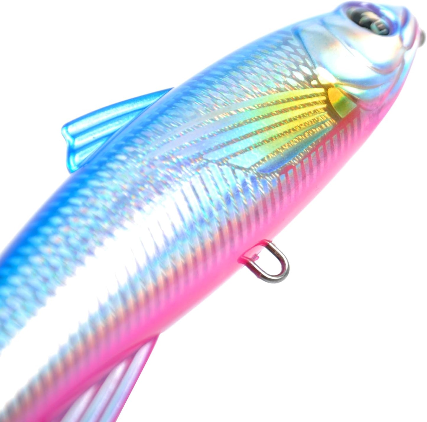 Hornet Saltwater Fishing Lure 2.9oz 7in Topwater Popper Hard Bait Floating Pencil Lure for Kingfish/Tuna/Mackerel/Marlin/Mahi Mahi Offshore Trolling Onshore Floating Crankbait