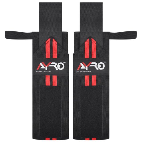 Wrist Wraps , Wrist Wraps for Weightlifting Men , Wrist Brace For Working Out , Gym Wrist Wraps For men & women , Muequeras para gym, 18" Professional Wrist Support With High Duty Thumb Loop-Best Wrap
