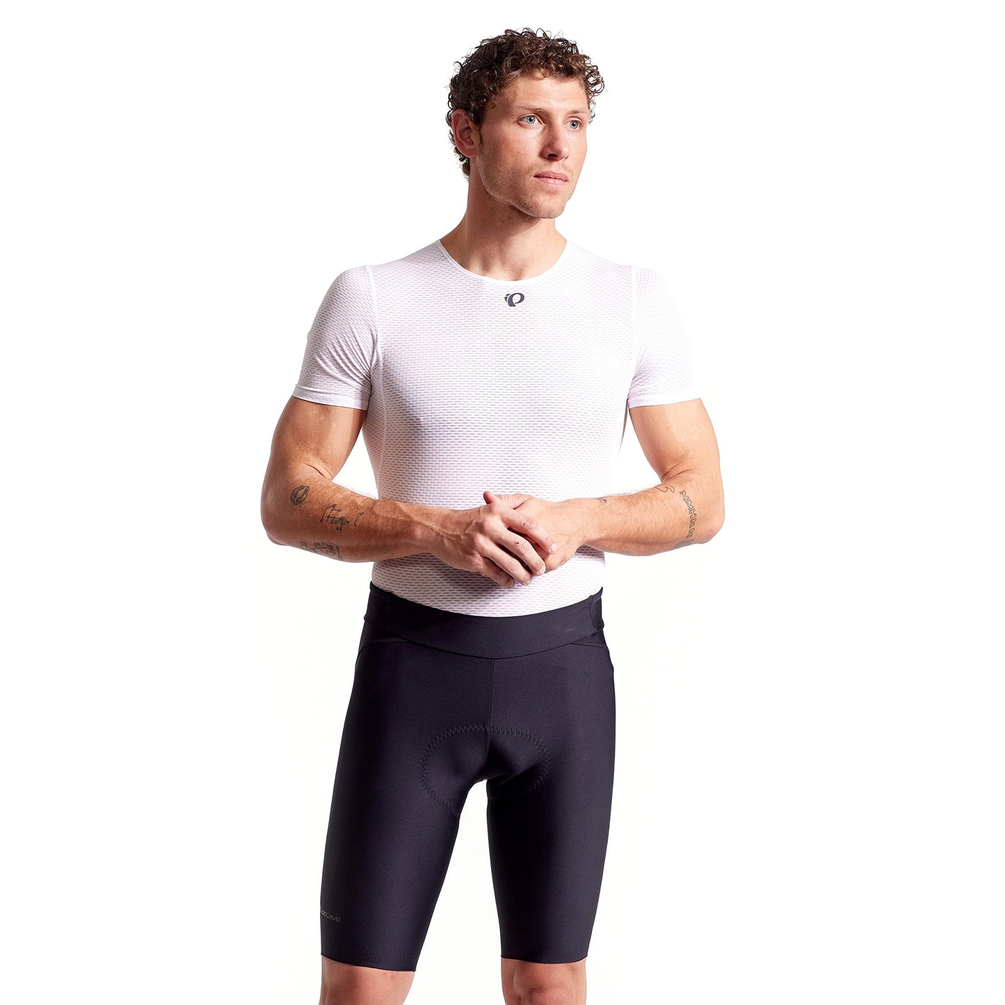 PEARL IZUMI Men's 10.5" Attack Air Shorts, Breathable with Reflective Fabric, Black, X-Large