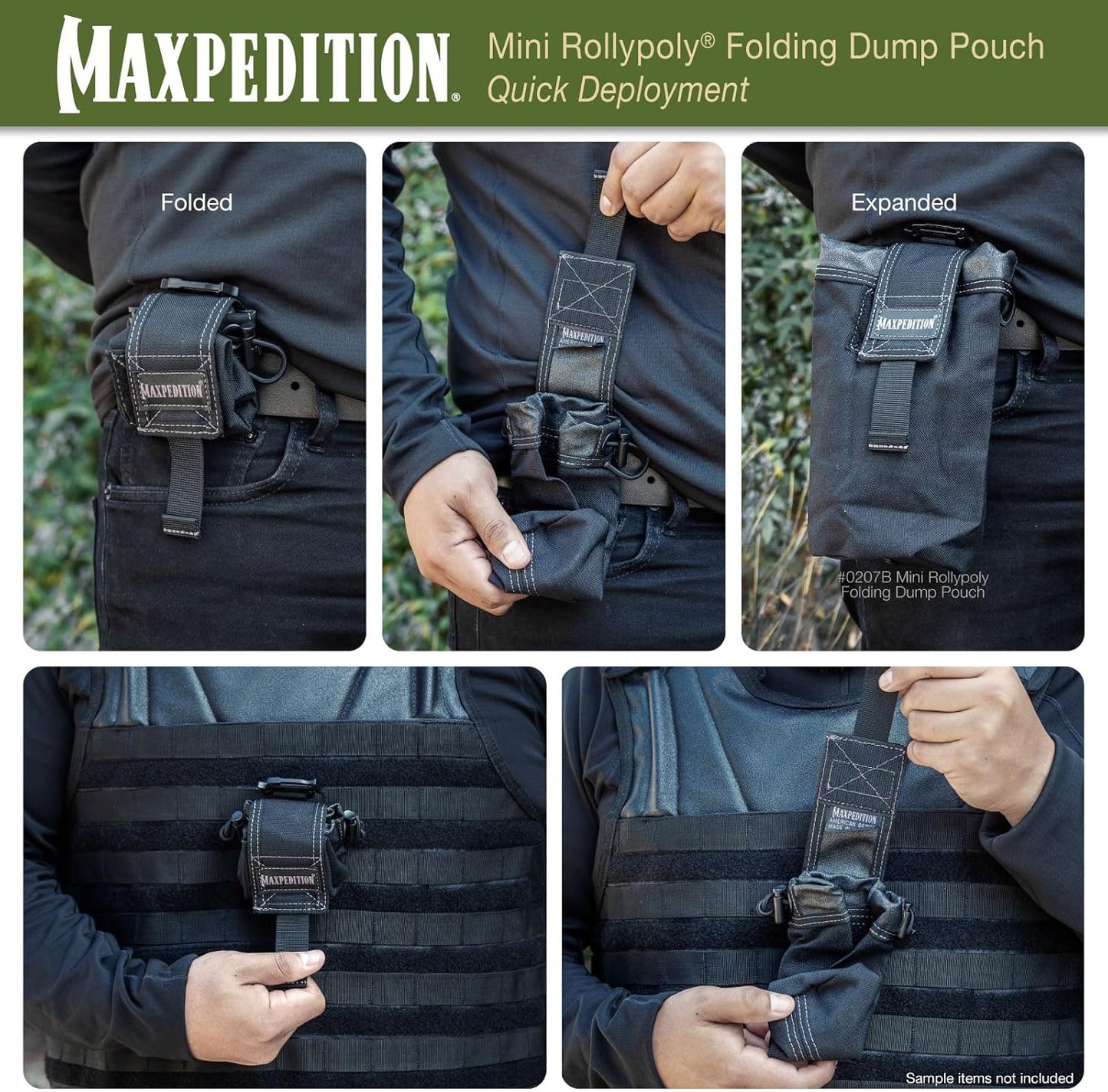MAXPEDITION Mini Rollypoly Folding Dump Pouch