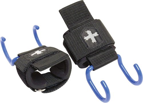 Harbinger Lifting Hooks, Black/Blue
