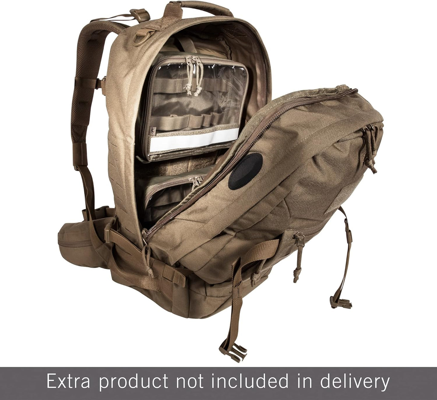 Tasmanian Tiger Mission Pack Mk II, 37L Combat Backpack with Laser Cut MOLLE System, YKK RC Zippers, Olive