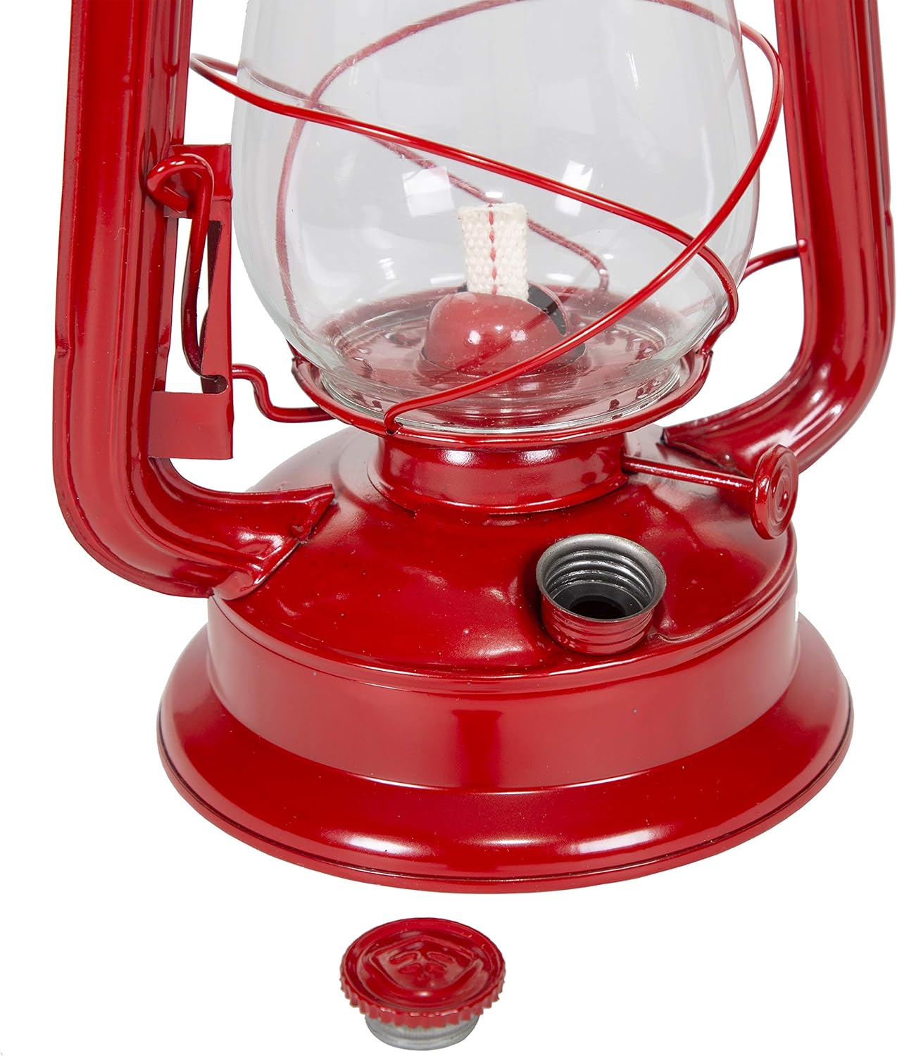 Stansport 12" Hurricane Lantern (127), 12inch, Red