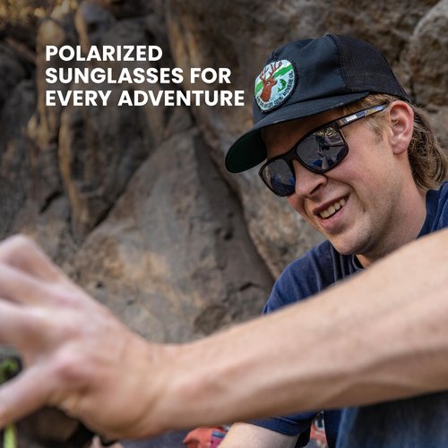 Suncloud Respek Polarized Sunglasses – 100% UV Protection – Comfortable Fit, Trendy Design – for Men & Women – Matte Tortoise + Polarized Aqua Mirror Lenses