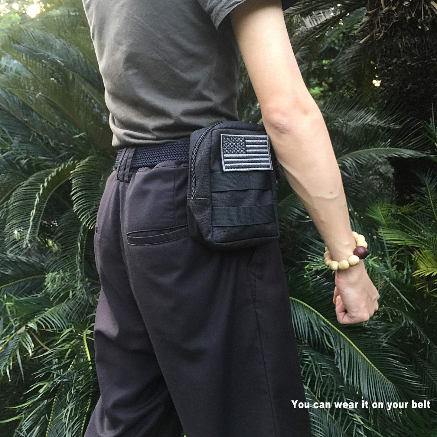 AMYIPO MOLLE Pouch Multi-Purpose Compact Tactical Waist Bags Small Utility Pouch 2 PCS Small Pouch