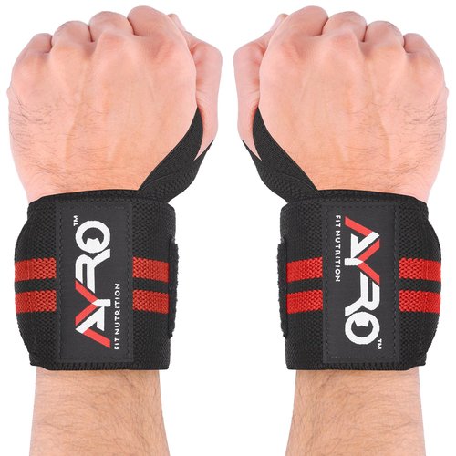 Wrist Wraps , Wrist Wraps for Weightlifting Men , Wrist Brace For Working Out , Gym Wrist Wraps For men & women , Muequeras para gym, 18" Professional Wrist Support With High Duty Thumb Loop-Best Wrap