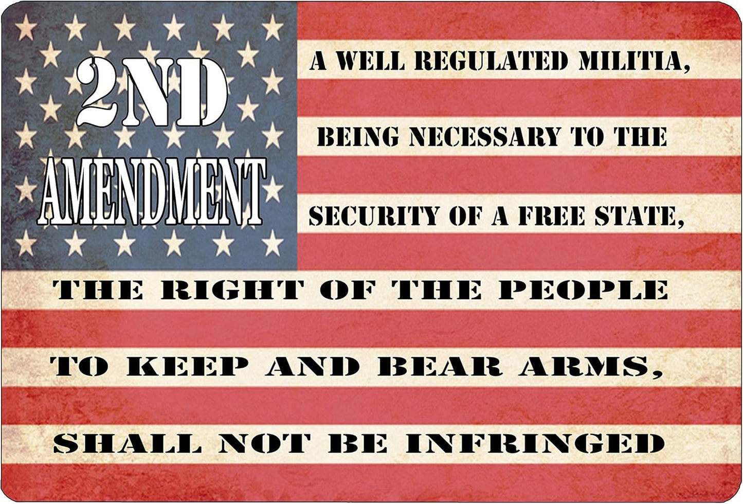 Rogue River Tactical 2nd Amendment USA American Flag Gun Cleaning Mat Bench Pad Gift for Gun Owner Patriotic