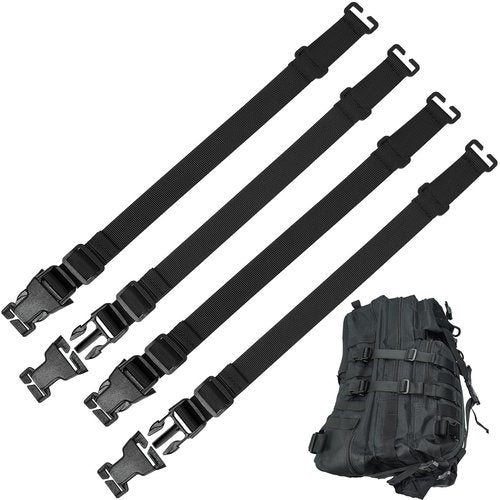 Tactical System Molle Backpack Straps Accessories,Tactical Military Gear VestsTier System Straps with Quick Release Buckle 4 Pieces