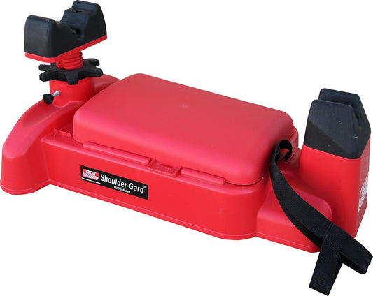 MTM SGR-30 Shoulder-Gard Recoil Reducing Rifle Shooting Rest for Outdoor Range, USA Made, Red