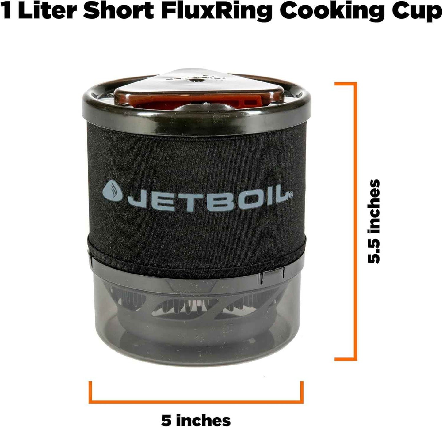 Jetboil MiniMo Camping Stove - Adjustable Heat Backpacking Cooking System