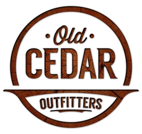 Old Cedar Outfitters Solid Pine Fishing Rod Rack for Wall and Ceiling Storage (Vertical)