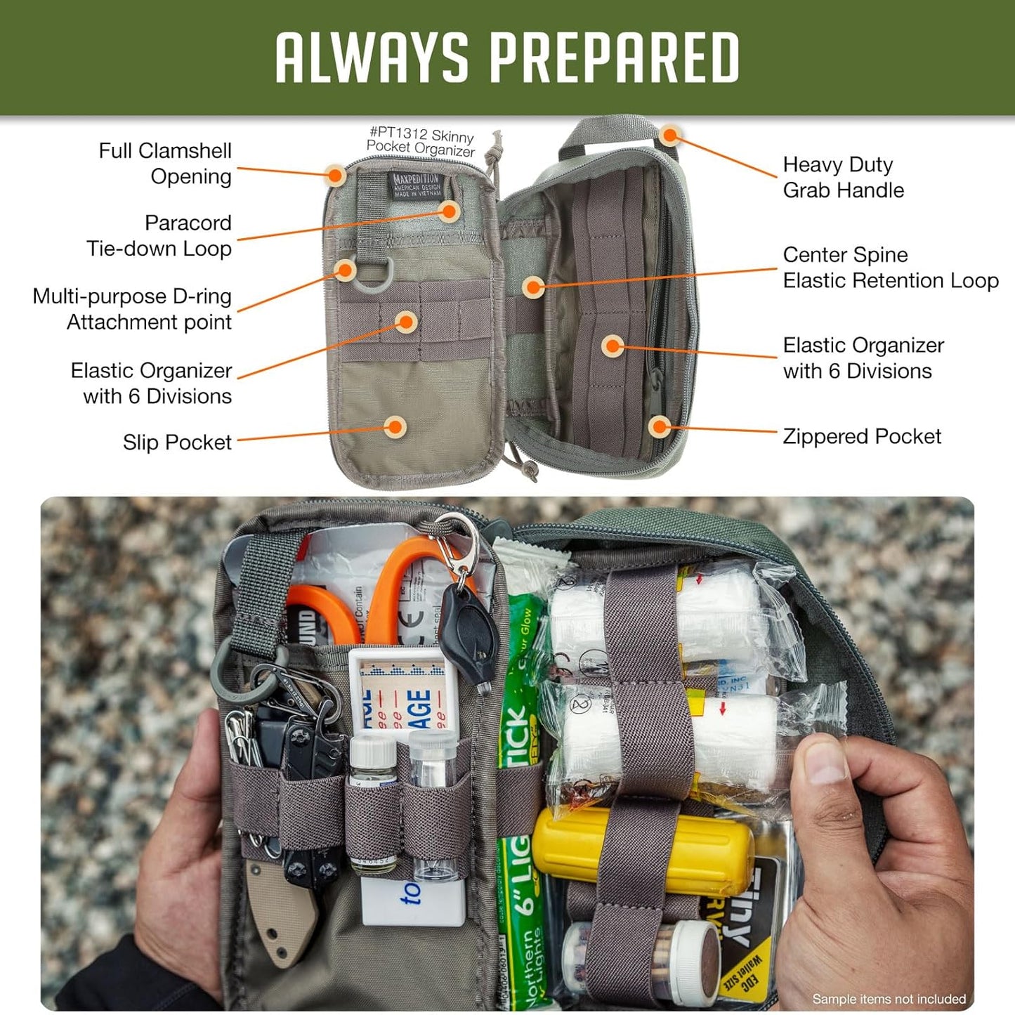 MAXPEDITION Skinny Pocket Organizer