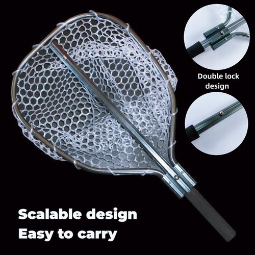 Floating Stringer Net SIWRDTG Floating Lightweight Fishing Net with Telescopic Pole Handle ...