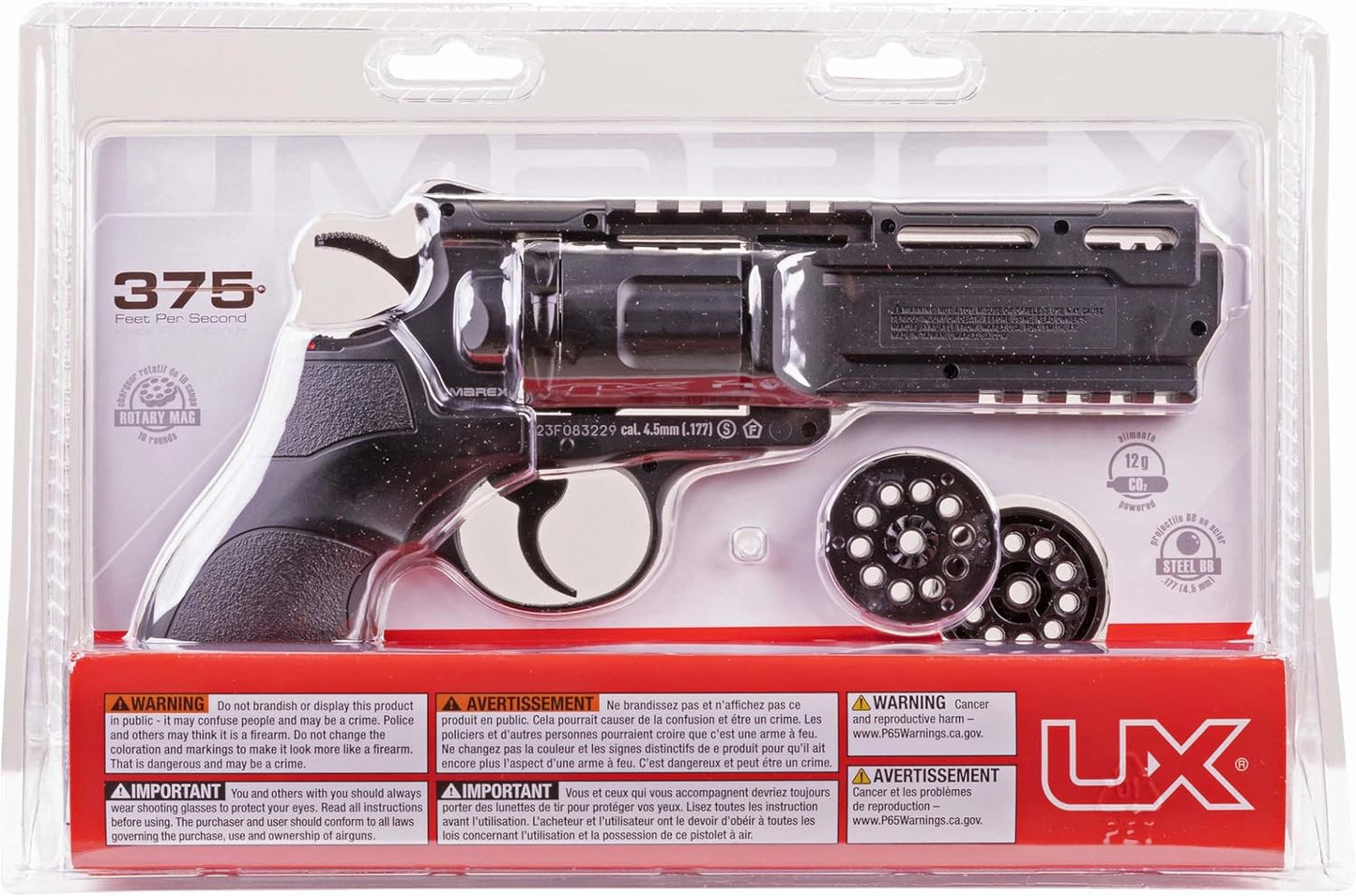 Umarex Brodax .177 Caliber BB Gun Air Pistol Revolver