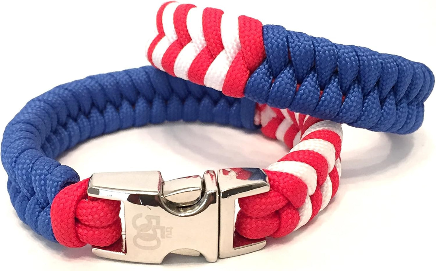 American Flag Paracord Survival Bracelet (Size 7.5)