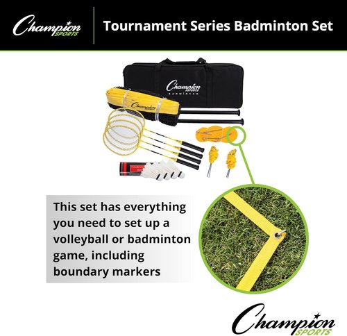 Champion Sports Outdoor Badminton Set