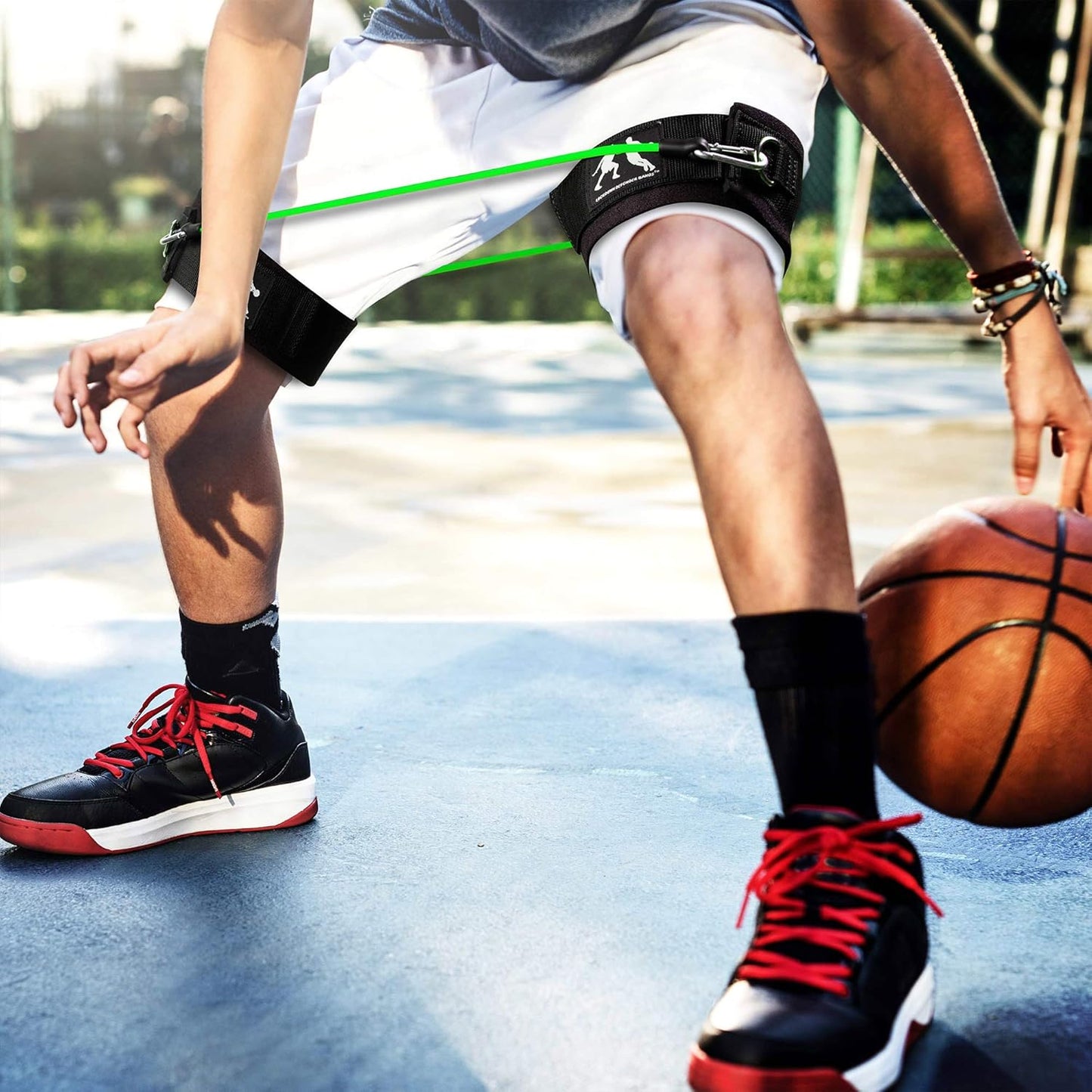 Speed Bands for Lateral Resistance Training - D-Fend Lockdown, Non-Rolling, Strength & Toning