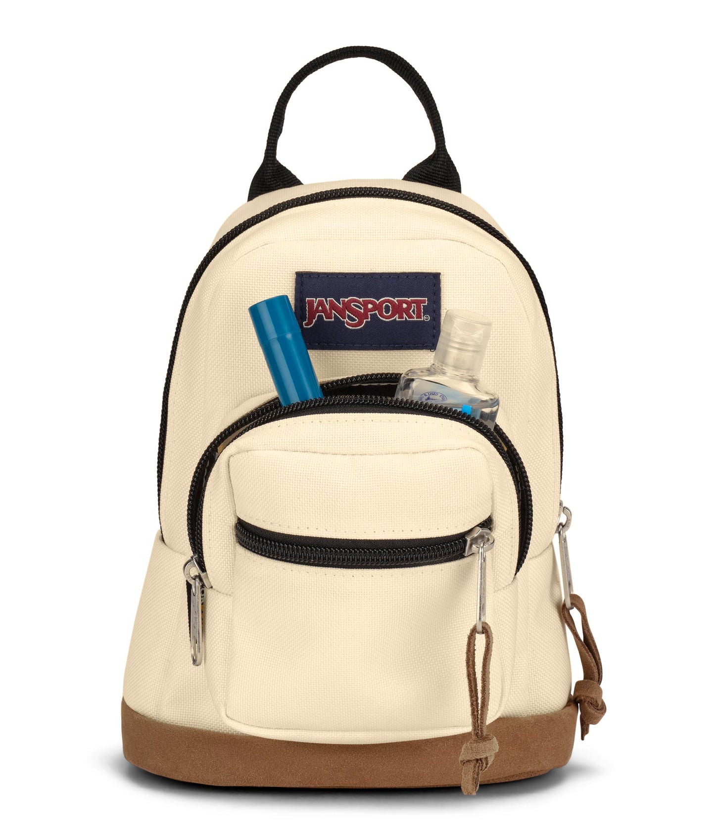 JanSport Right Pack Mini – Compact Backpack with Large Main Compartment, Front Utility Pocket, and Front Zippered Stash Pocket, Coconut