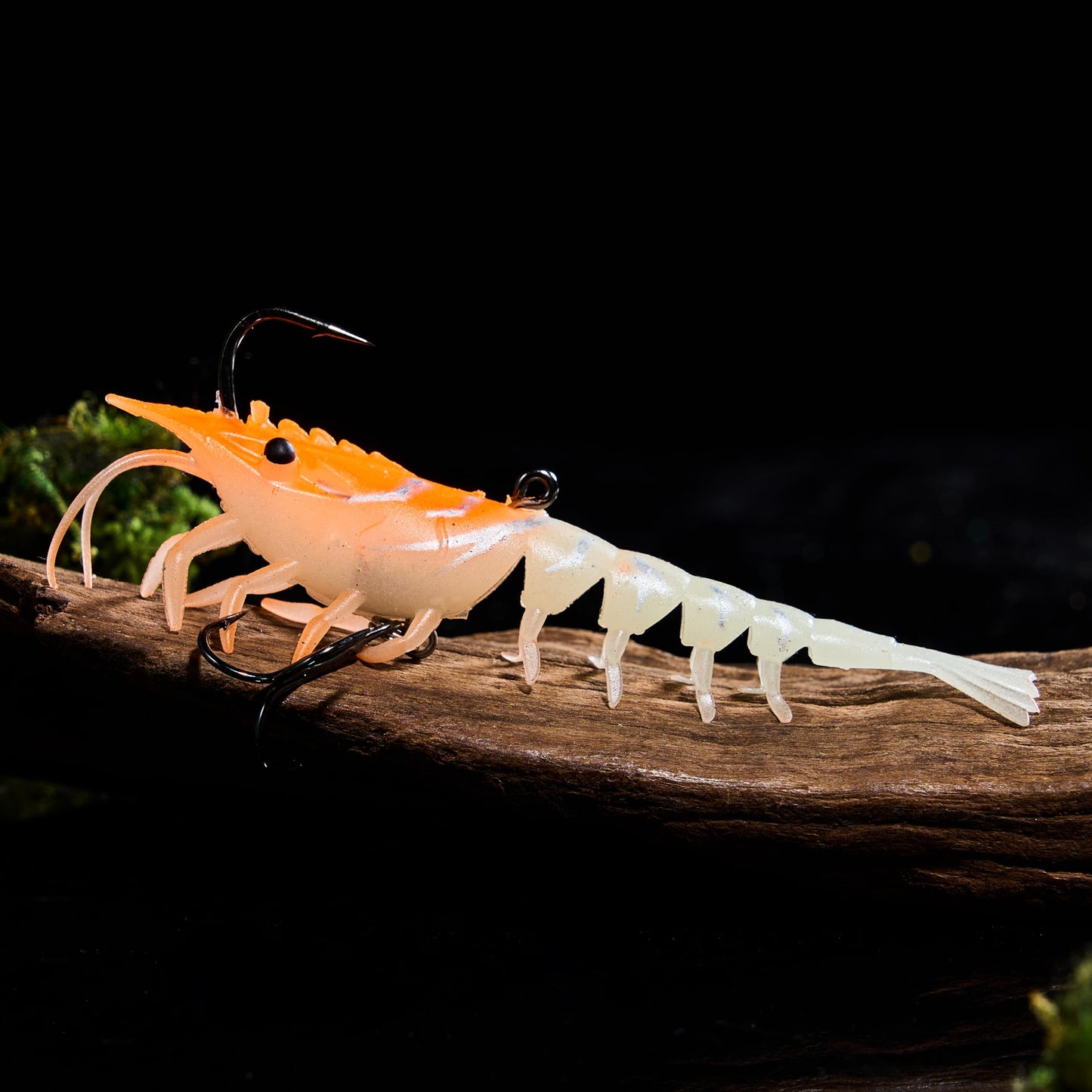 AmazingRose Lifelike Shrimp Crayfish Swimbait, bass Lures,Pre-Rigged Fishing Jigs for Freshwater and Saltwater, Super Durable TPE Fishing Lures,Fishing Bait (4pcs-9.5g)