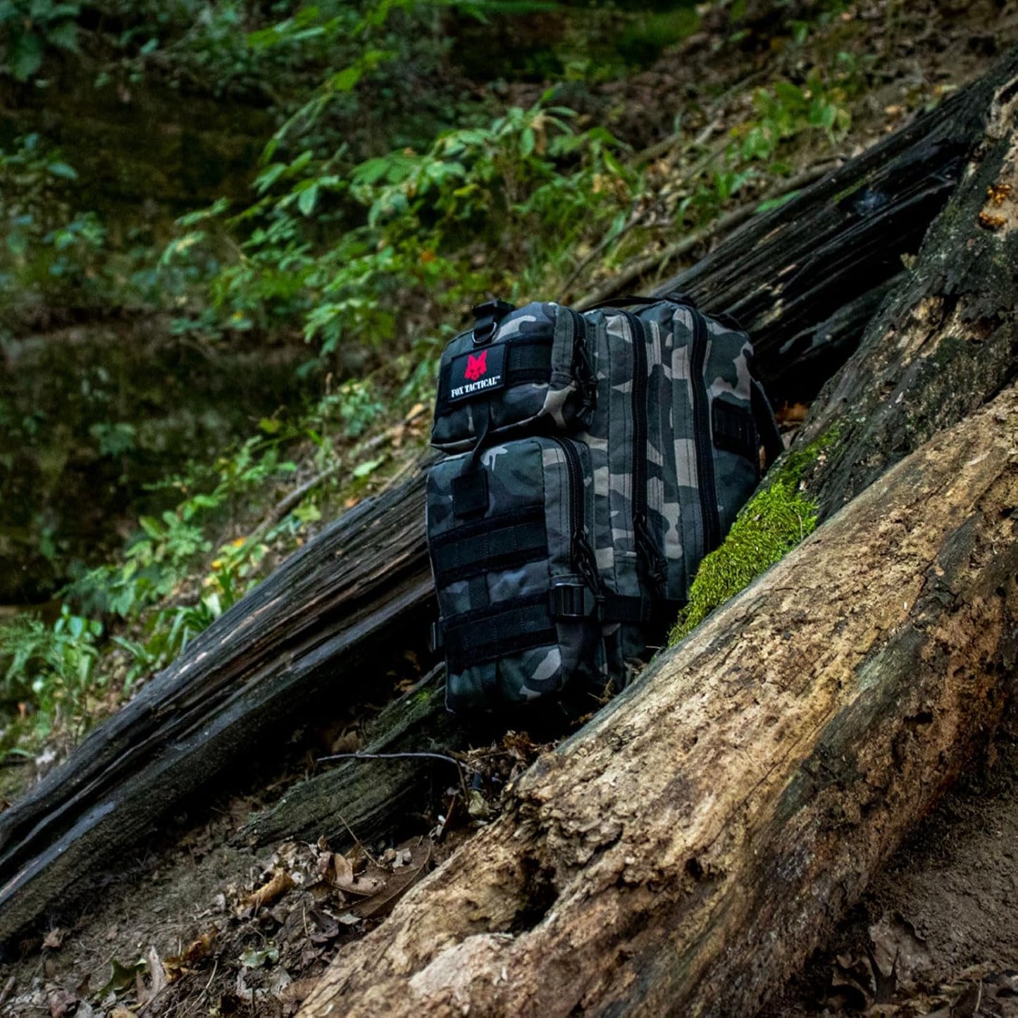 Fox Outdoor Products Medium Transport Pack | 29L Tactical Backpack with Organizer Pockets, MOLLE Webbing & Hydration Sleeve, Coyote