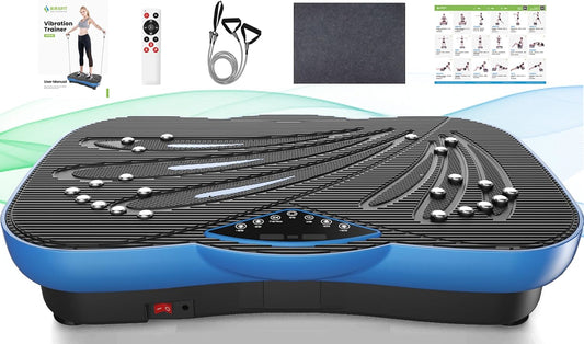 Fitness Vibration Plate Exercise Equipment Whole Body Shape Exercise Machine Vibration Platform Fit Massage Workout Trainer,Max User Weight 330lbs