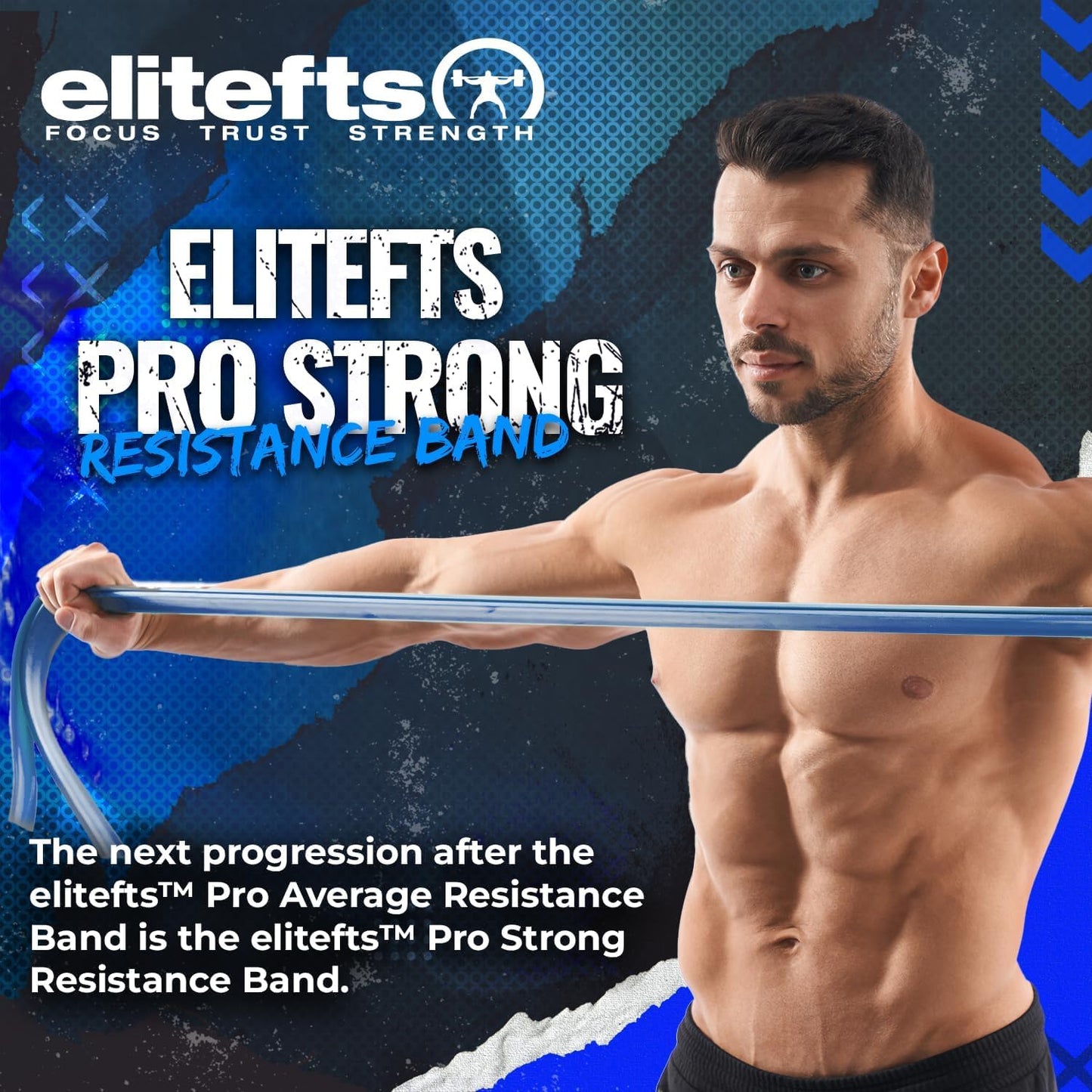 Pro Resistance Band for Core Stability & Flexibility - EliteFTS Portable & Joint-Friendly