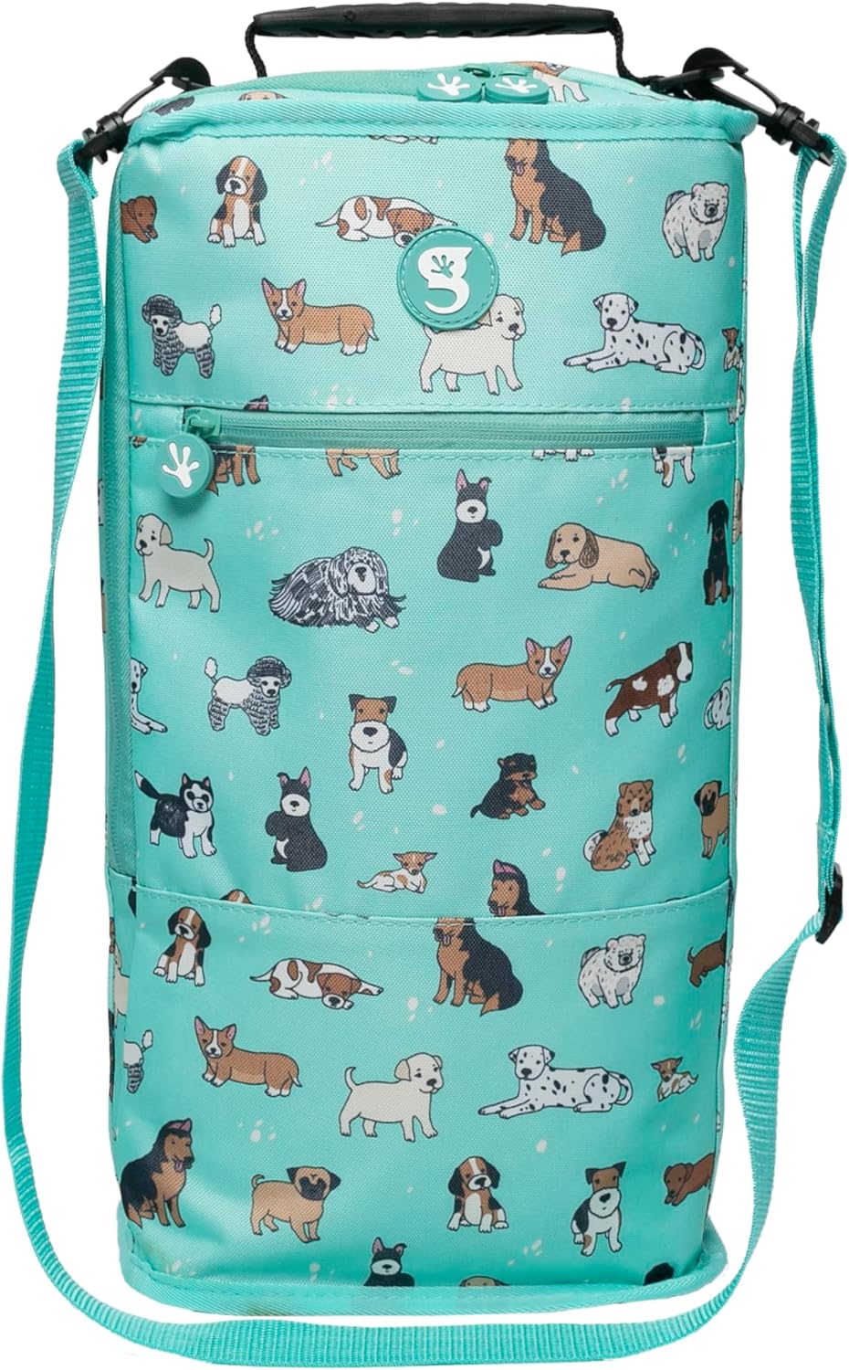 Geckobrands Verticool Insulated Soft Cooler Bag - Portable, Holds 9 Cans or 2 Wine Bottles, Ideal for Beach & Picnics