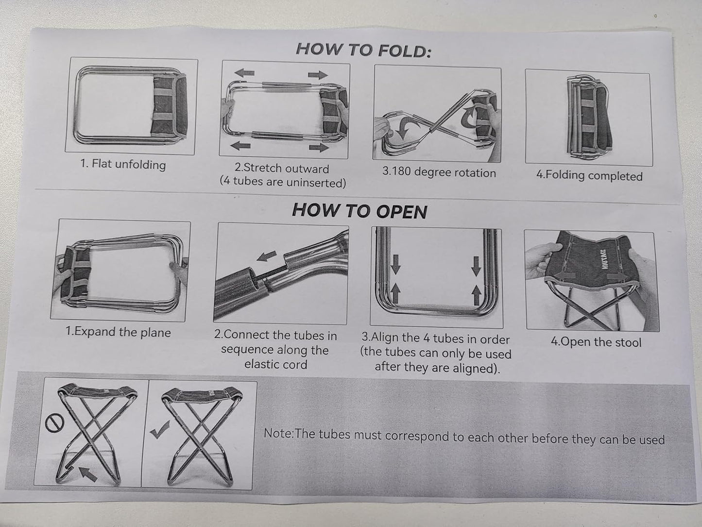 AOUTACC Ultralight Portable Folding Camping Stool for Outdoor Fishing Hiking Backpacking Travelling(XL:13"x14"x15";Large:11.8"x11"x11.4"; Medium:8.3"x9.5"x 11")