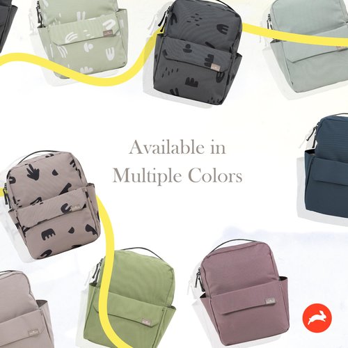 RED ROVR Mini Roo Lightweight Backpack | 6 pockets for everyday essentials (Sage)