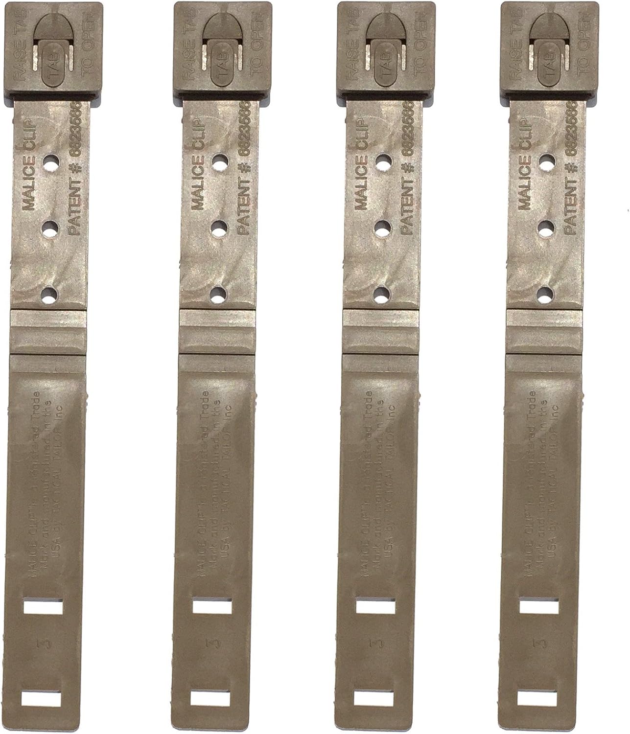 Tactical Tailor Malice Clips - Short 4-Pack for Secure Gear Attachment