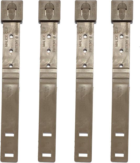 Tactical Tailor Malice Clips - Short 4-Pack for Secure Gear Attachment