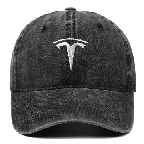 Car Logo Baseball Cap Embroidered Structured Cotton Dad Hat for Men Women (Cotton, Black)