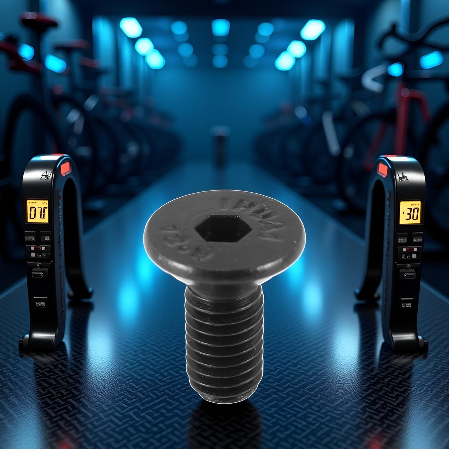 8Pcs Black Bike Shoe Cleat Mounting Screw for SPD - Pedal Steel Pedals Bike Pedals and Cleats and Cleats Parts and Components