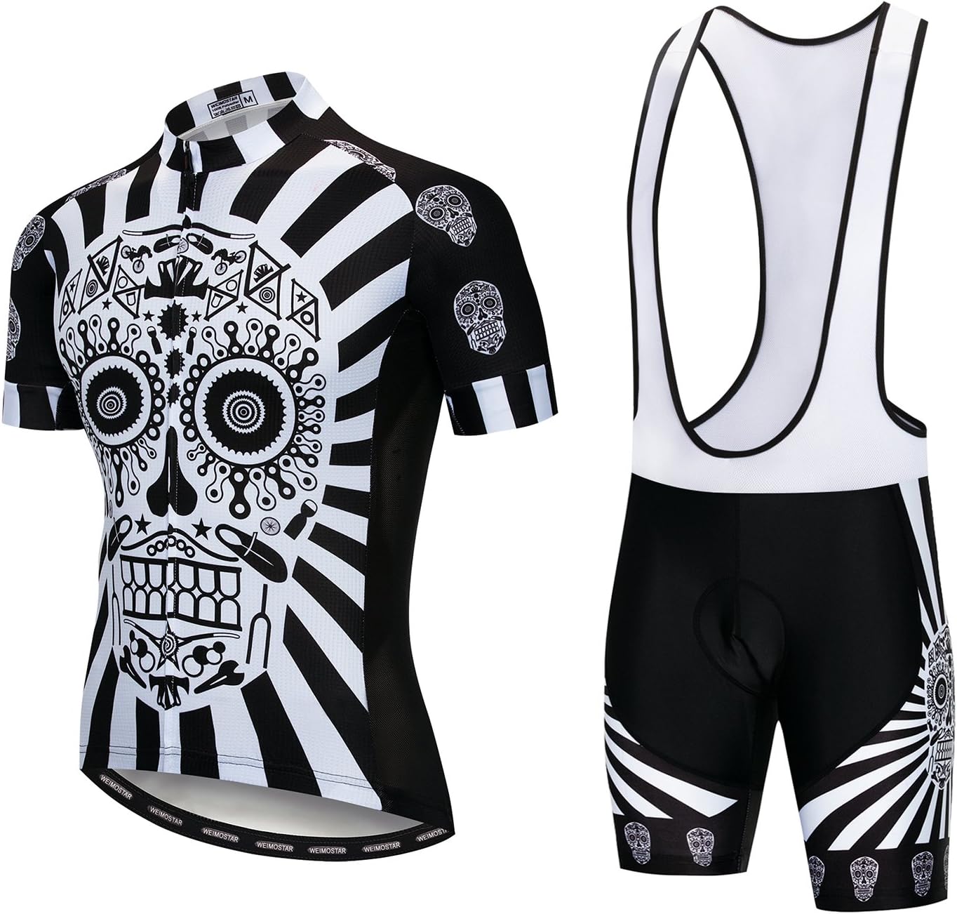 JPOJPO Cycling Jersey Men, Mountain Bike Shirt Tops S-5XL - Breathable and Quick Dry