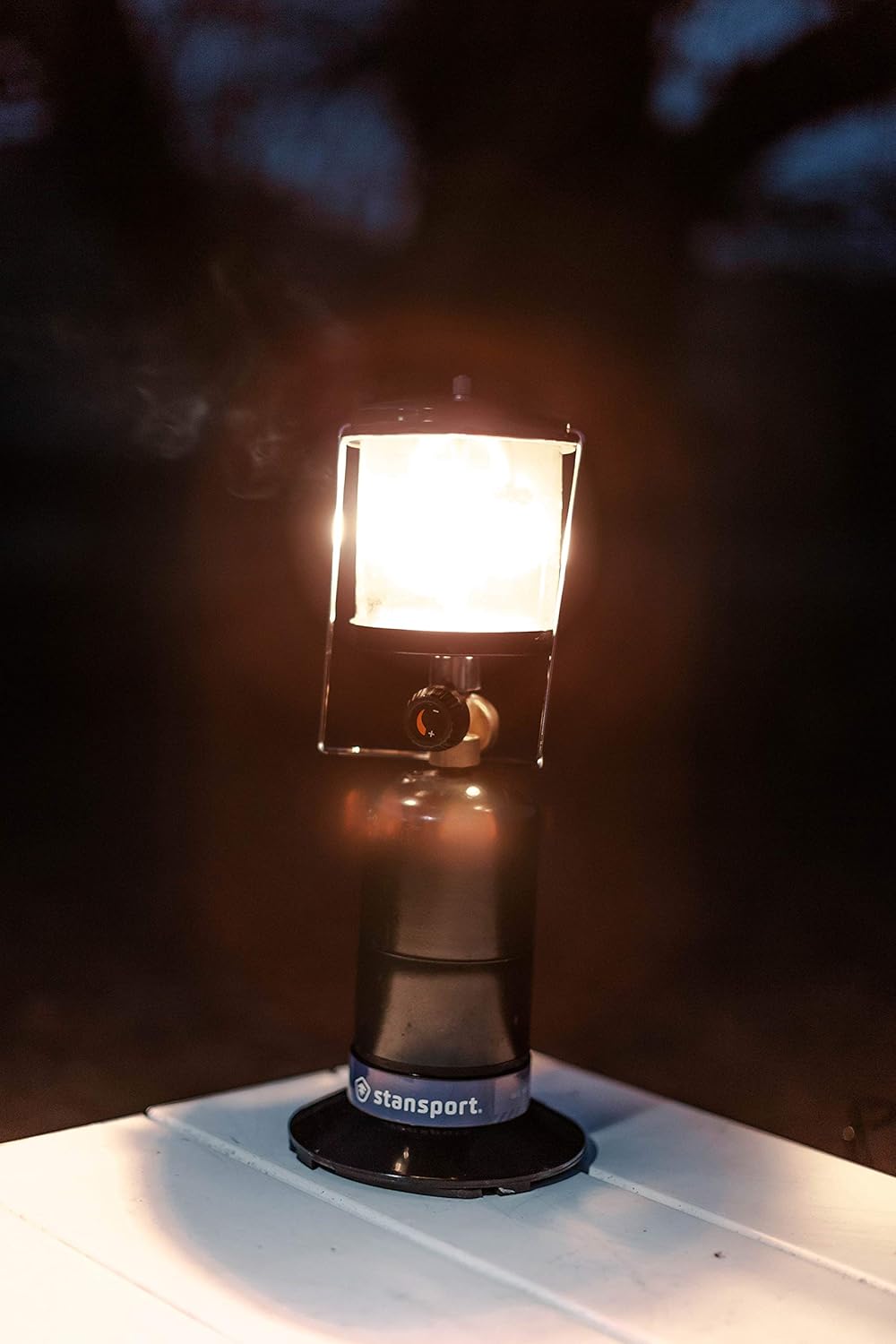 Stansport Compact Single Mantle Propane Lantern (172), Black