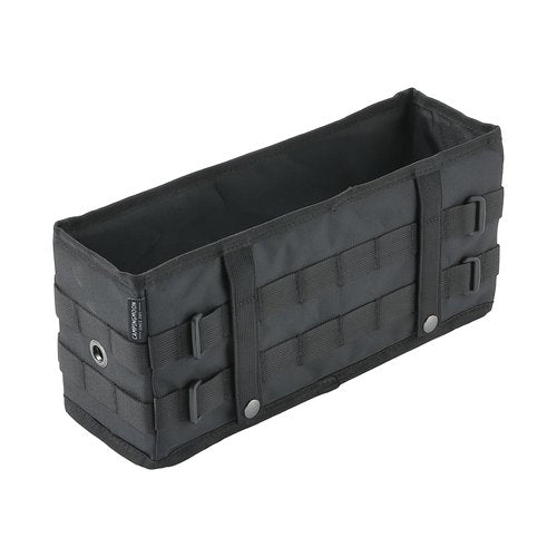 camping moon Side Storage Bag Outdoor Storage Box for Field Rack Black BG-1235BK (Black)