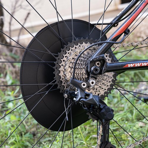 Thinvik Bike Disc Brake Cover, Washable Neoprene Protective Covers for Bicycle Disc Brakes 2 Set, Diameter: 32.5cm/12.79inch