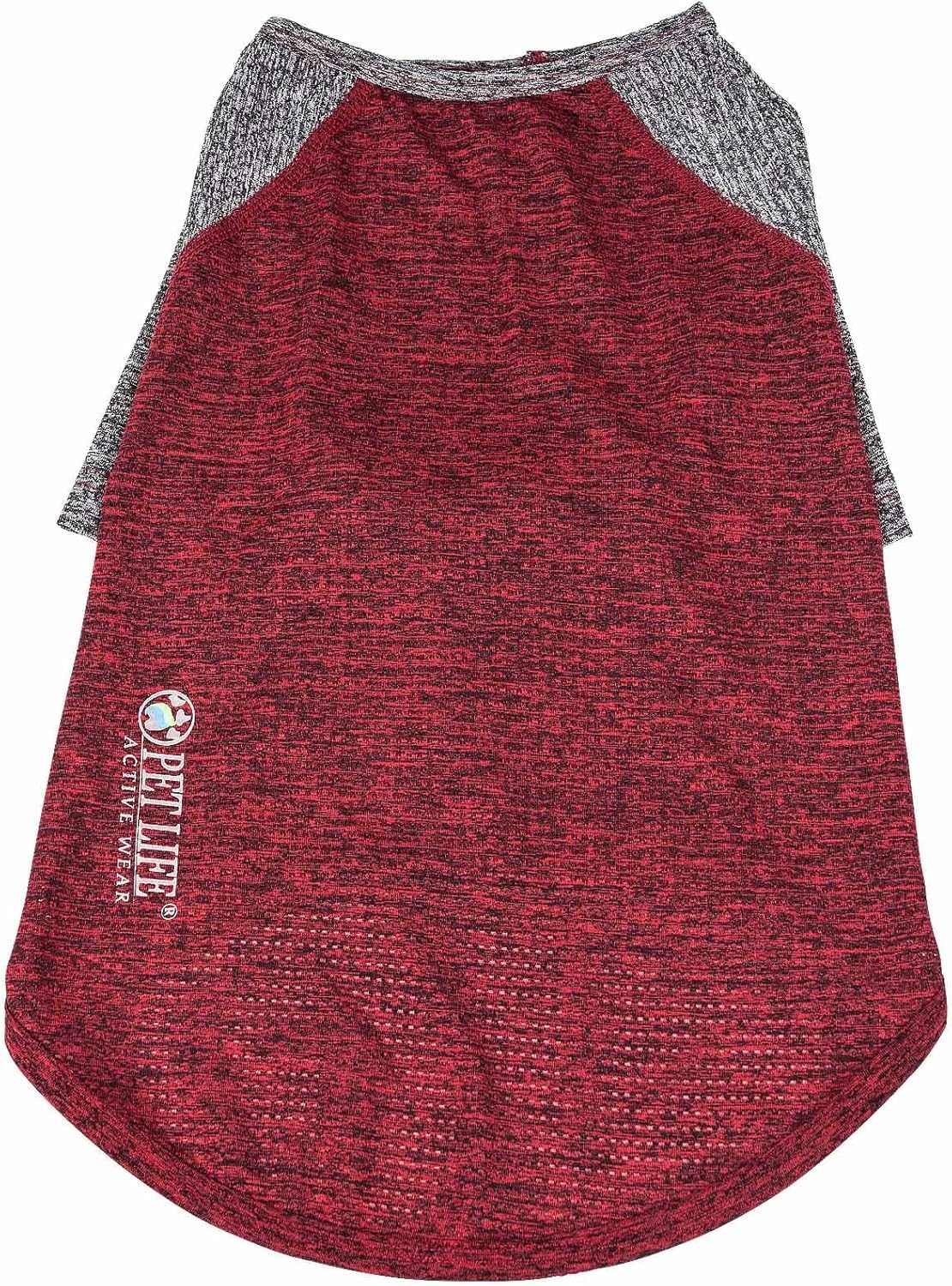 Pet Life ® Active 'Hybreed' 4-Way Stretch Two-Toned Performance Dog T-Shirt X-Large