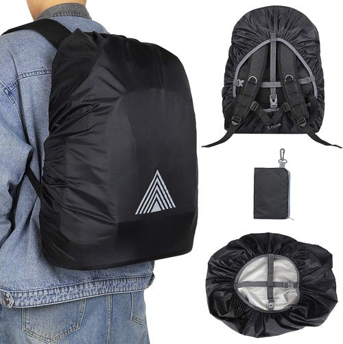 NUMJAW Backpack Rain Cover Waterproof Backpack Cover for (10-75L) with Reflective Strip 100% Waterproof Ultralight Backpack Raincover Bag Cover for Hiking Biking Camping Outdoor Hunting Traveling