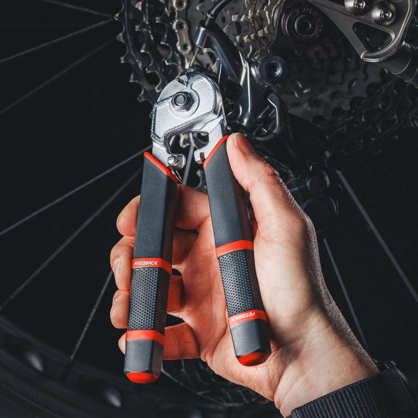 Feedback Sports | Bike Cable and Housing Cutter | Integrated Crimper | Forged Steel