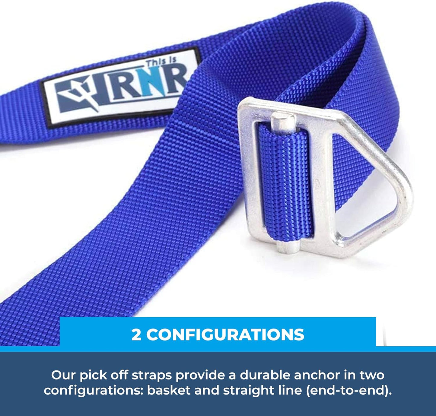 Rock-N-Rescue Pick Off Strap - Mountaineering and Rock Climbing Accessories, Firefighting and Rescue Gear, Adjustable Sling, Customizable Length