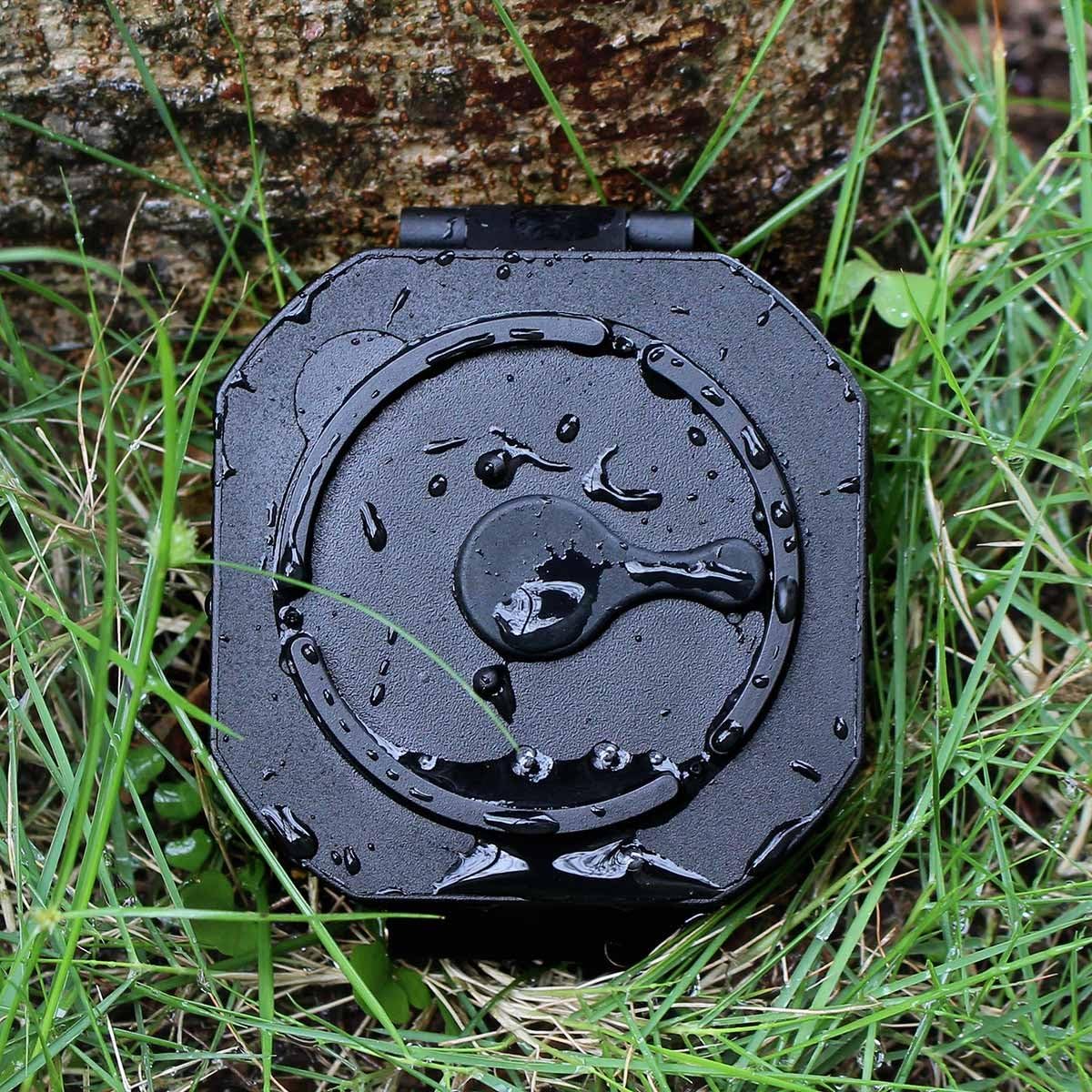 SVBONY Camping Military Compass Pocket Transit Multifunction Compass Lensatic Sighting Fluorescent Waterproof for Hunting Hiking with Strap