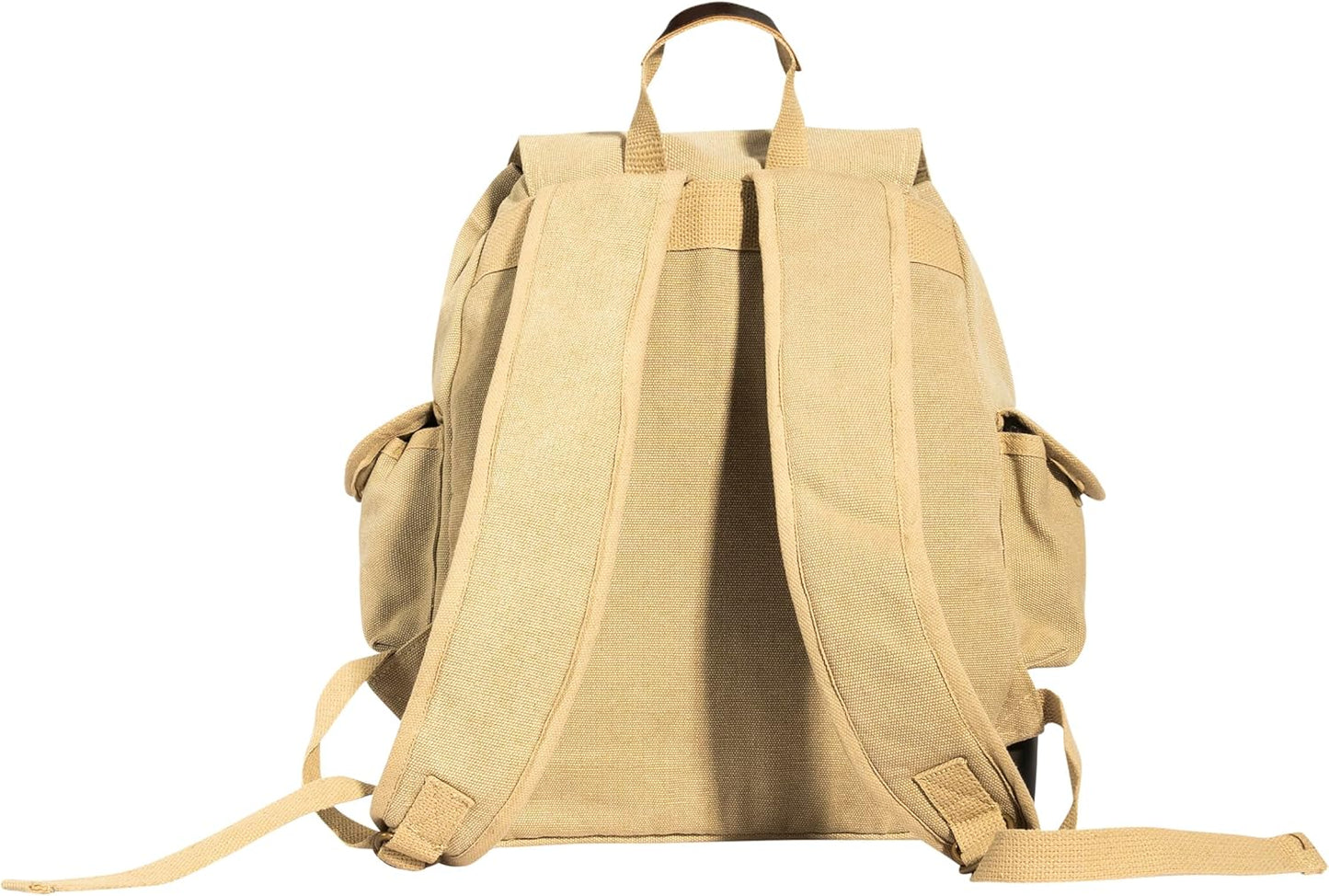 Rothco Vintage Expedition Rucksack - Classic Canvas Backpack for Everyday Adventures