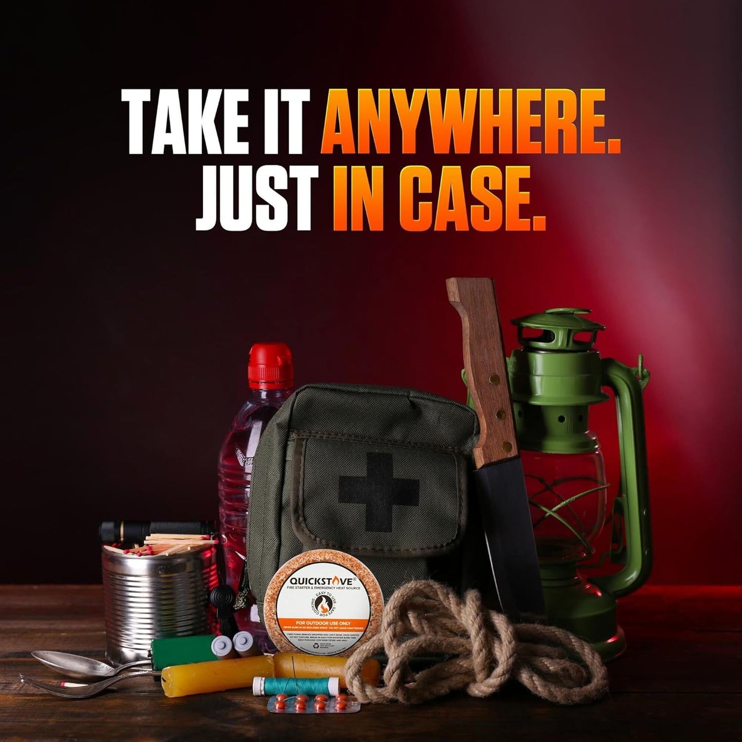 Fire Starters (10 Pack) – Waterproof Emergency Fuel Disks for Camping Essentials, Wood Stove, Fireplace, Fire Pit, Survival Kit, Campfire & Outdoor Accessories