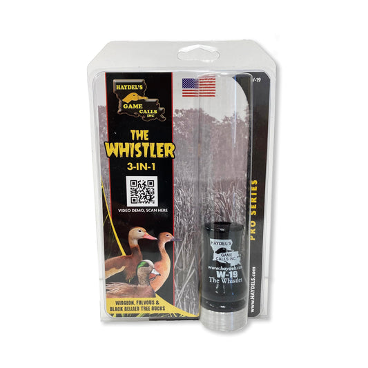 Haydel's Game Calls Inc. The W-19 Whistler Duck Call - Designed for Wigeon, Fulvous and Black Bellied Tree Ducks.