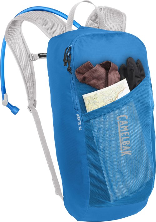 CamelBak Arete 14 Hiking Hydration Pack Indigo Bunting/Silver, 50oz