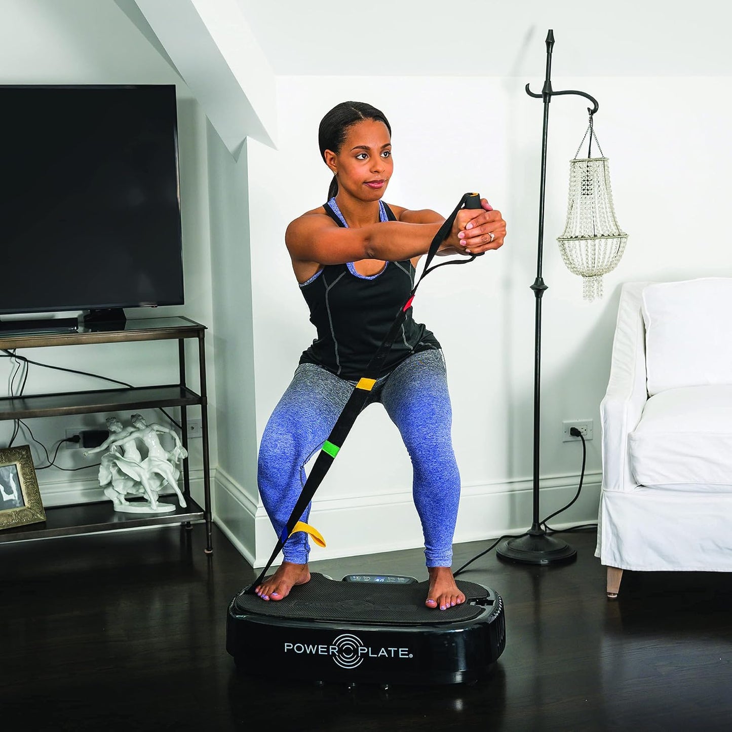 Power Plate Personal Vibrating Exercise Tool, Increase Core Strength, Improve Balance and Stability