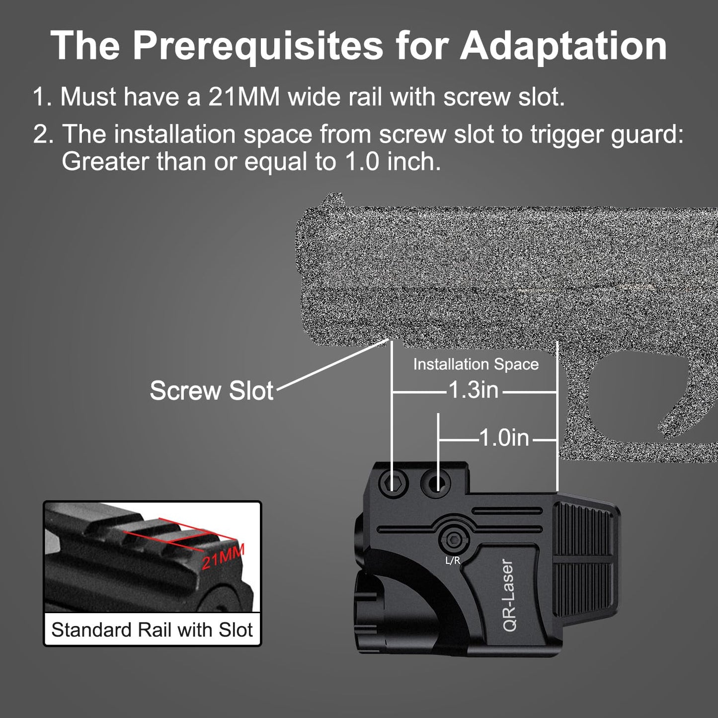 3 in 1 Purple Blue Laser Light Combo, 800 Lumens Tactical Flashlight Laser Sight, Built-in USB Rechargeable Battery, Adjustable Compact Tactical LED Light Laser Beams for Handguns with a Rail