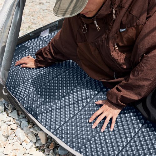 Naturehike Sleeping Folding Pad, Ultra-Long 78.74" Foam Camping Pads for Hiking, Ultralight Foam Mattress Camping, Waterproof Soft Mat for Adults, Outdoor Backpacking, Includes Storage Bag (Blue)