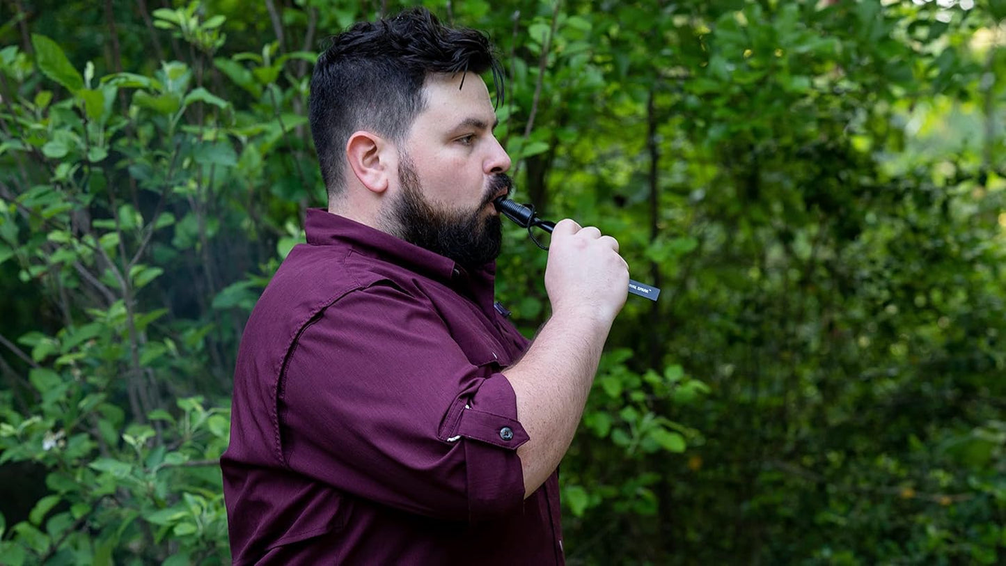 Fire Starter Kit with Magnesium Ferro Rod, Compass & Whistle - Survival Tool for Camping & Hiking